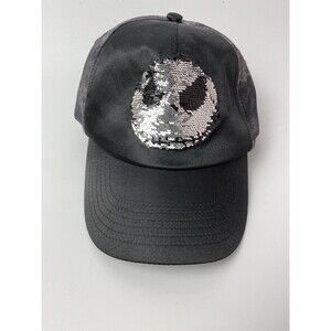 Disney Parks Kids Black Jack Skeleton Cap Hat